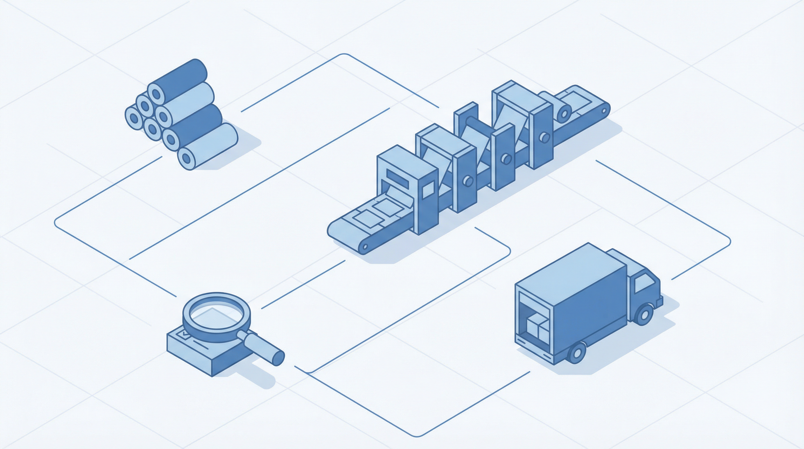 그라비아 인쇄 MES 개요 다이어그램